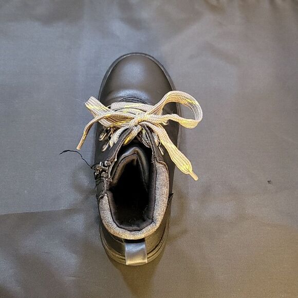 CAT&JACK LACE UP CLOSURE ROUND TOE TODDLER BOOT - Picture 11 of 14